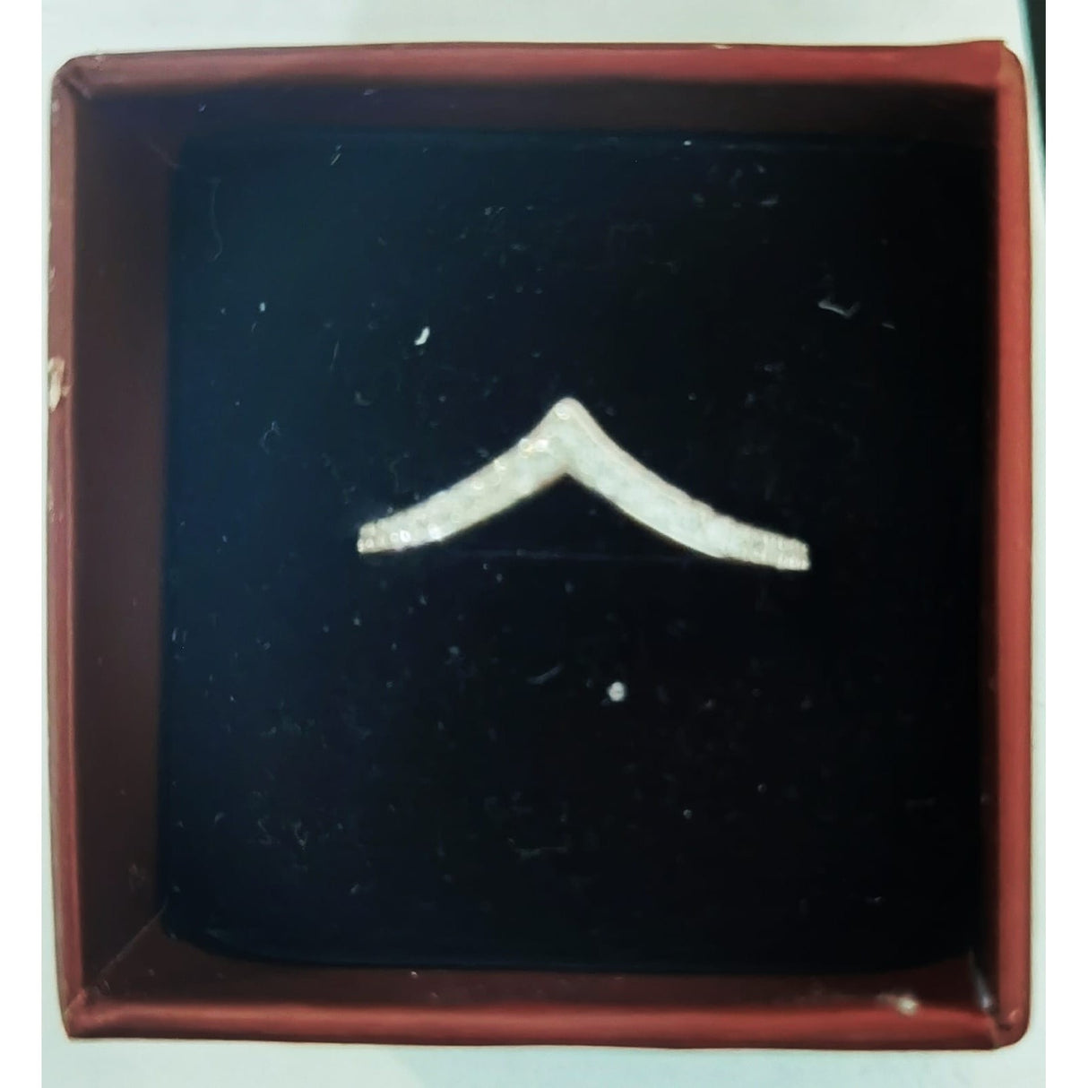 Inel din Argint 925, Model V cu Pietre, Jolie Silver M51 - vivimall.ro