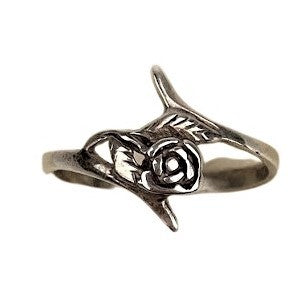 Inel din Argint 925 Trandafir, M 56 - vivimall.ro