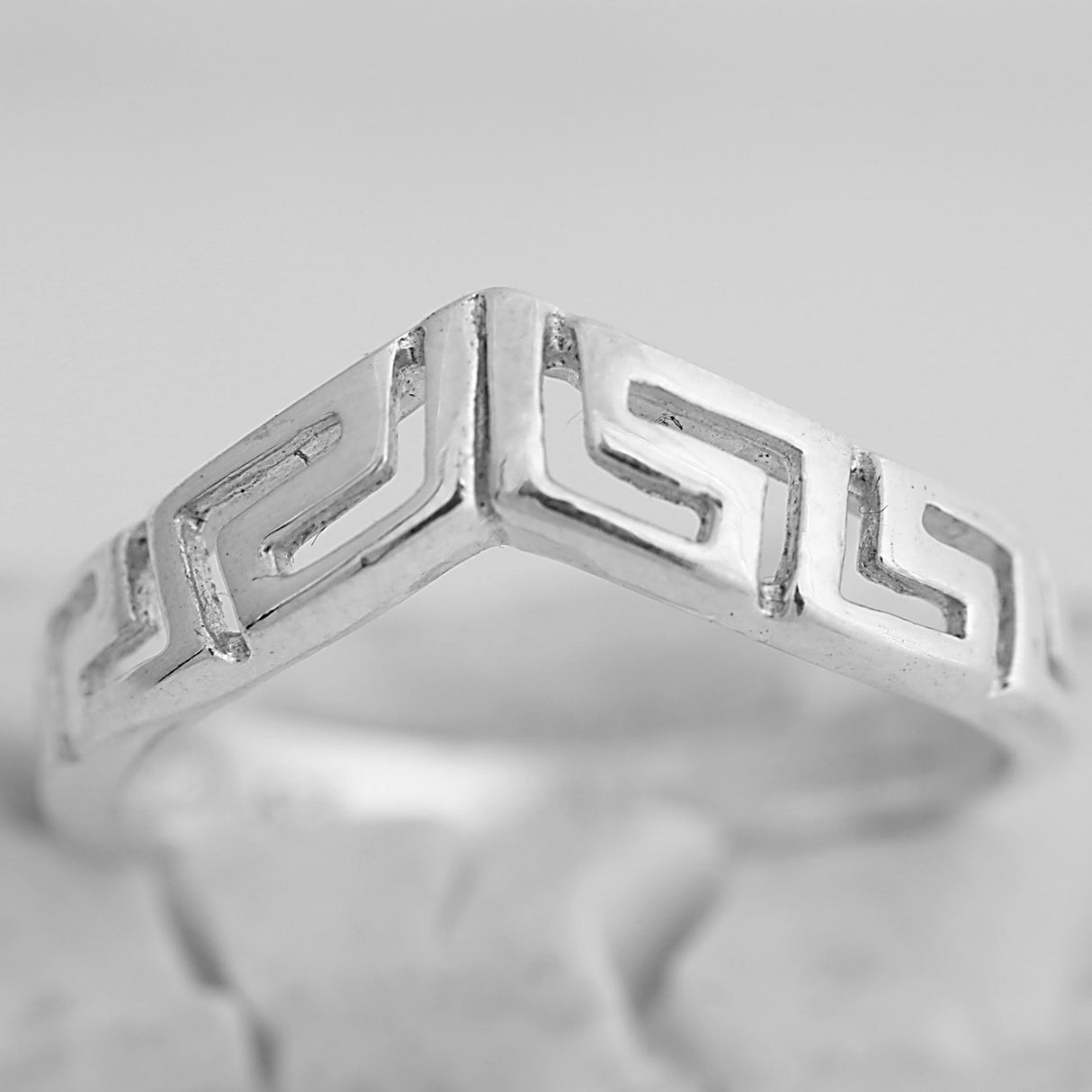 Inel model grecesc, marimea 55