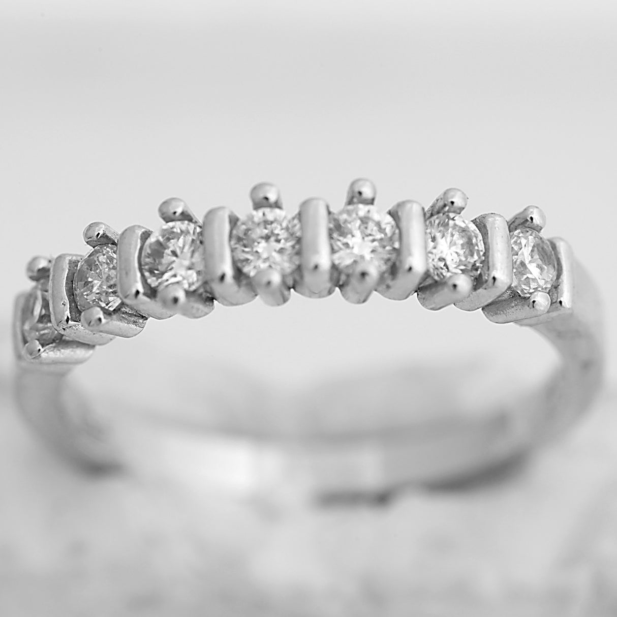 Inel tip verigheta din Argint 925 cu Zirconii, marimea 61