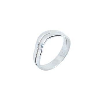 Inel tip verigheta din Argint 925, marimea 51 - vivimall.ro