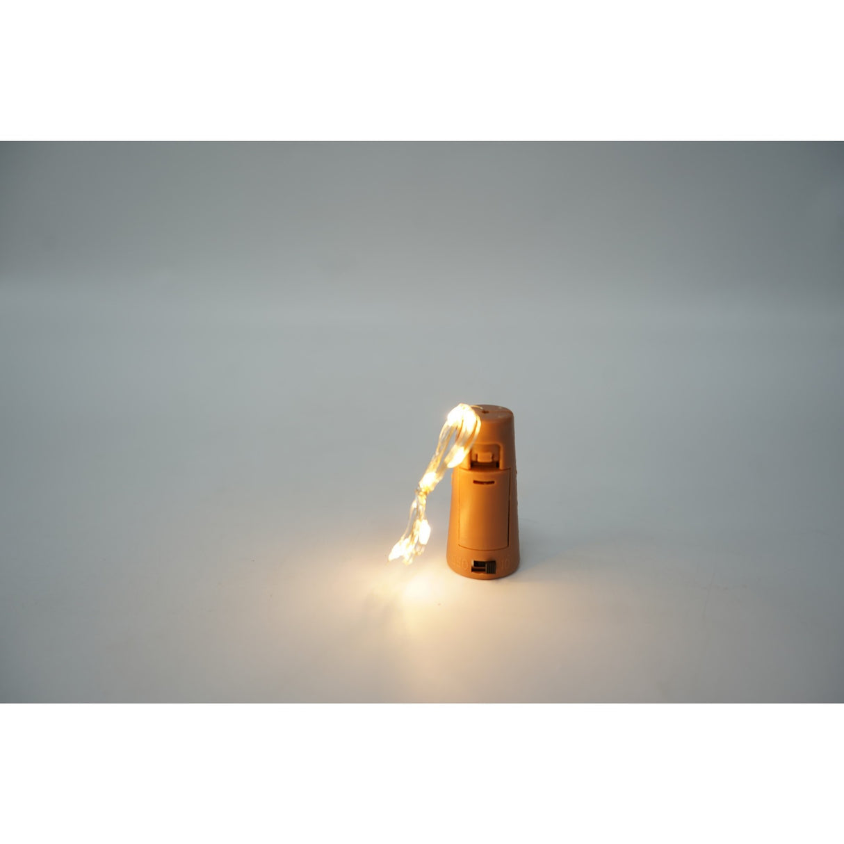 Instalatie Craciun, 1 metru, 10 LED-uri, alb cald,cu baterii,fir cupru, liniar, interior/exterior, Flippy - vivimall.ro