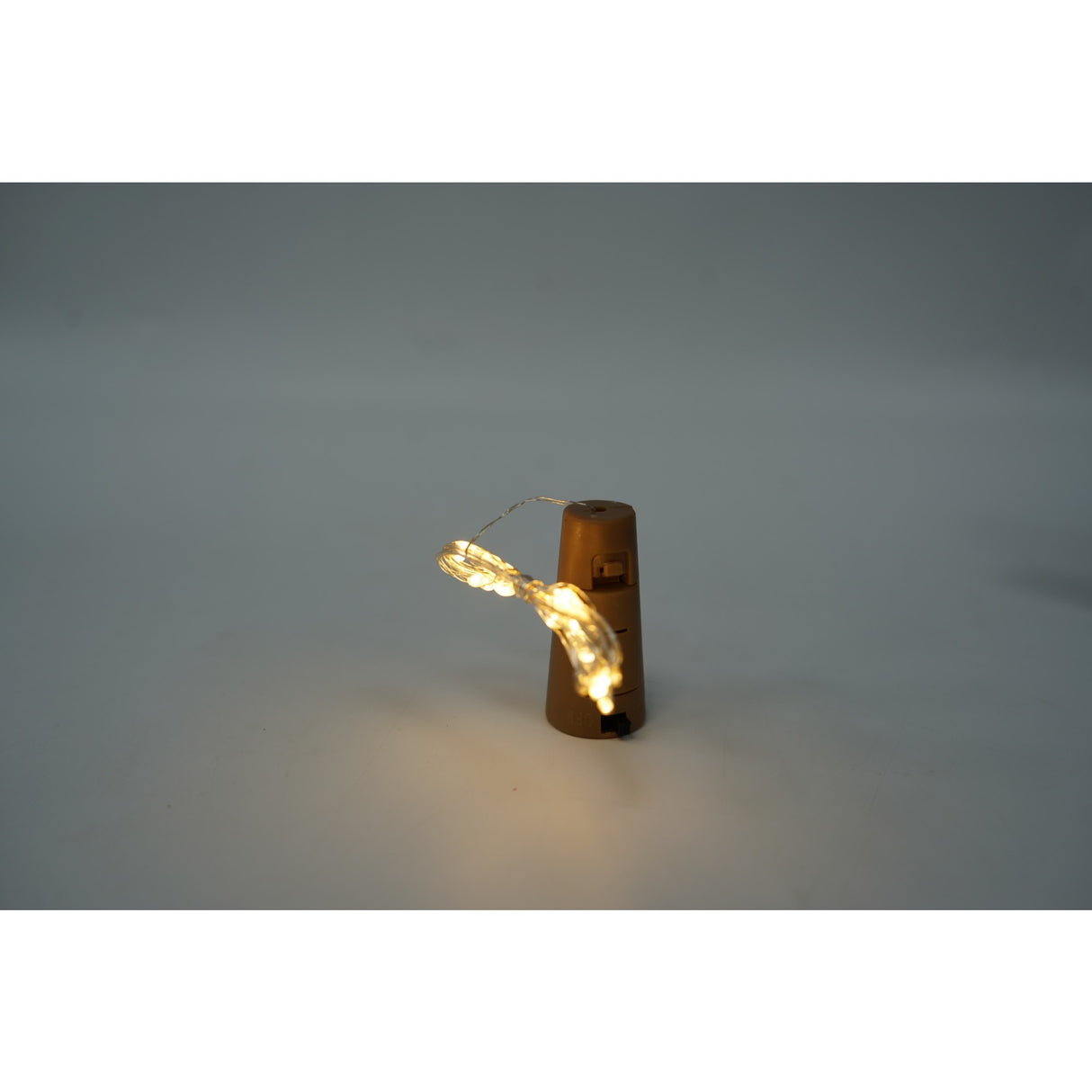 Instalatie de Craciun, Liniara, 2 m, Baterii, 20 LED-uri, Alb Cald, Fir Cupru, Interior/Exterior, Vivimall - vivimall.ro