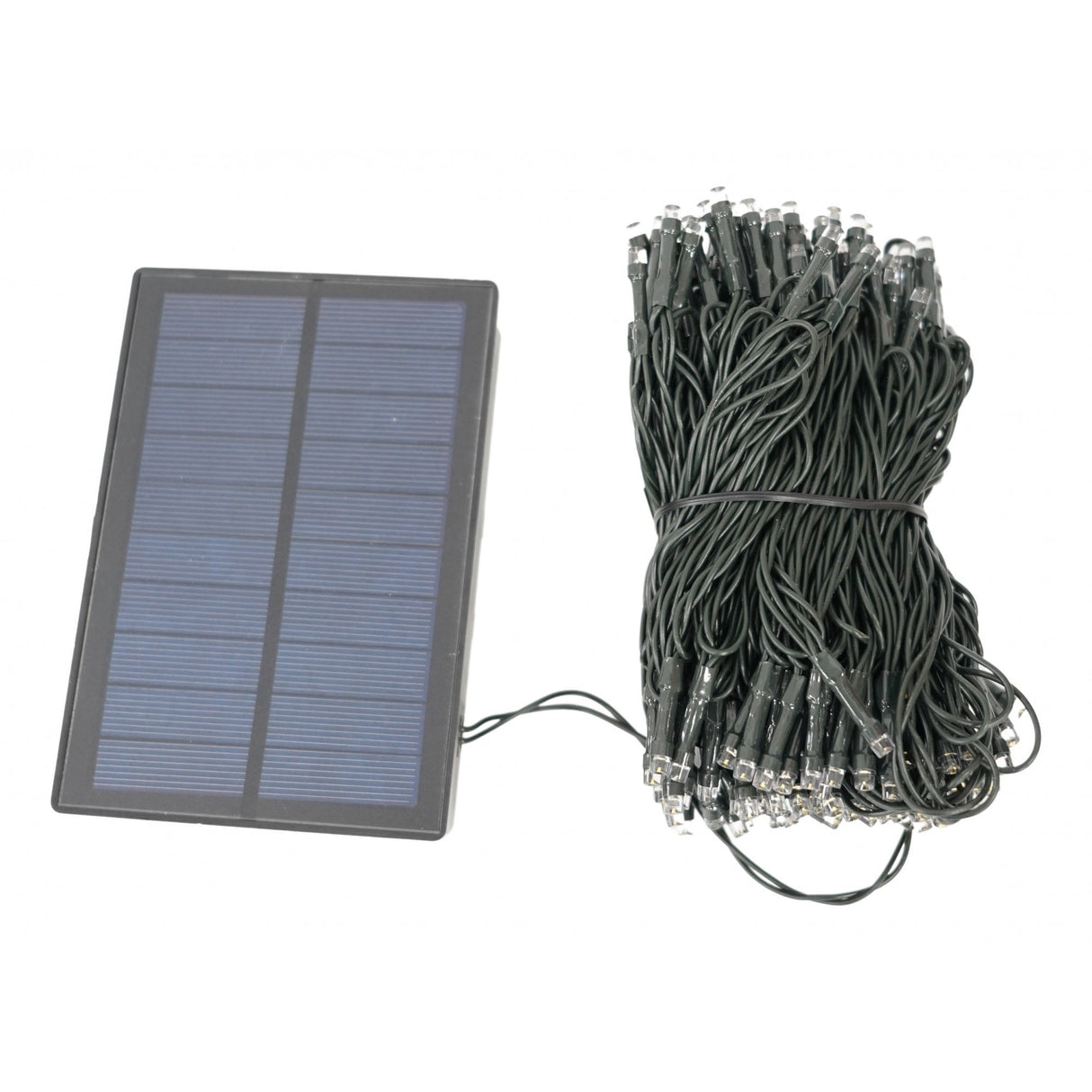 Instalatie Craciun, 22 metri, 200 de LED-uri, Multicolor, cu energie solara, liniar, interior/exterior, Vivimall - vivimall.ro