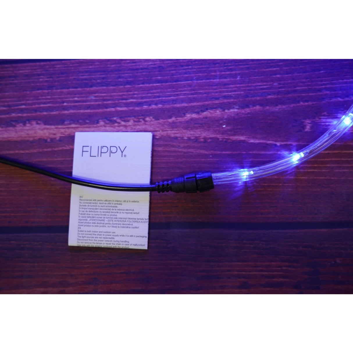 Instalatie Craciun, 74 M, 1776 Led-Uri, Furtun Luminos, Transformator, Sectionabila, 220 V