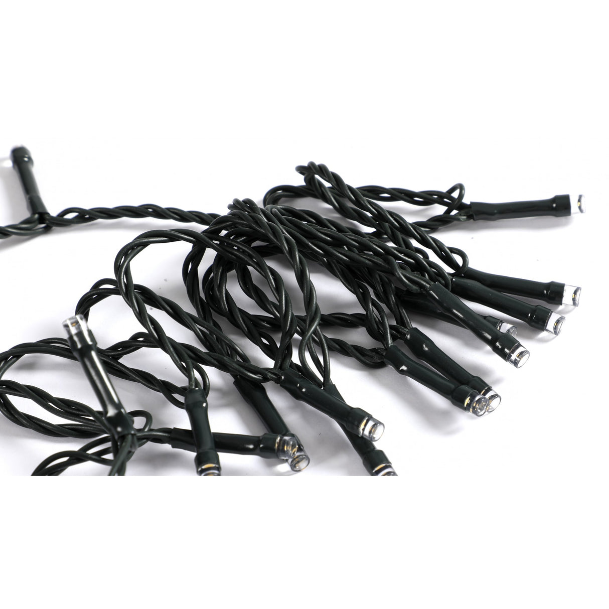 Instalatie Craciun liniara, cu transformator 31V, 32 m, Alb Rece, 320 LED-uri V5, 8 jocuri de lumini, fir verde, Vivimall - vivimall.ro