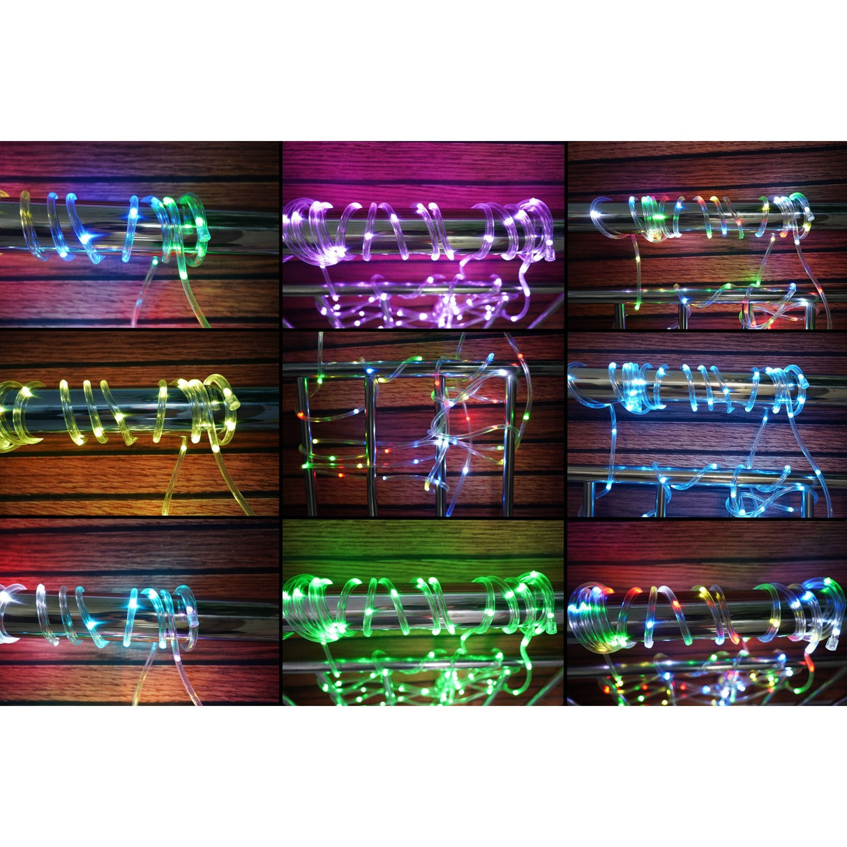 Instalatie de Craciun,10 metri,100 LED-uri,telecomanda 32 de functii,multicolor RGB,USB,tub luminos,interior/exterior,Vivimall - vivimall.ro