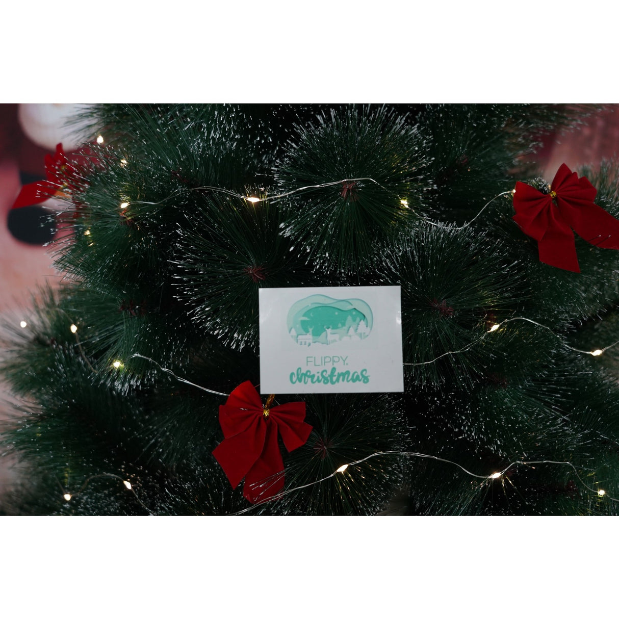 Instalatie de Craciun, Liniara, 5 m, Baterii, 50 LED-uri, Alb Cald, Fir Cupru, 2 Jocuri de Lumini, Interior/Exterior, Vivimall - vivimall.ro