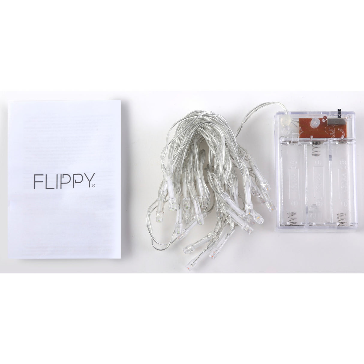 Instalatie de Craciun cu Baterii Tip Liniar, 2 jocuri de lumini, Fir Transparent 2 m 20 LED -uri, Alb Cald - vivimall.ro