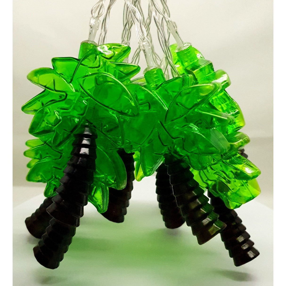 Instalatie de Craciun cu Baterii Tip Sir 1.5 m LED -uri Palmier Alb Cald - vivimall.ro