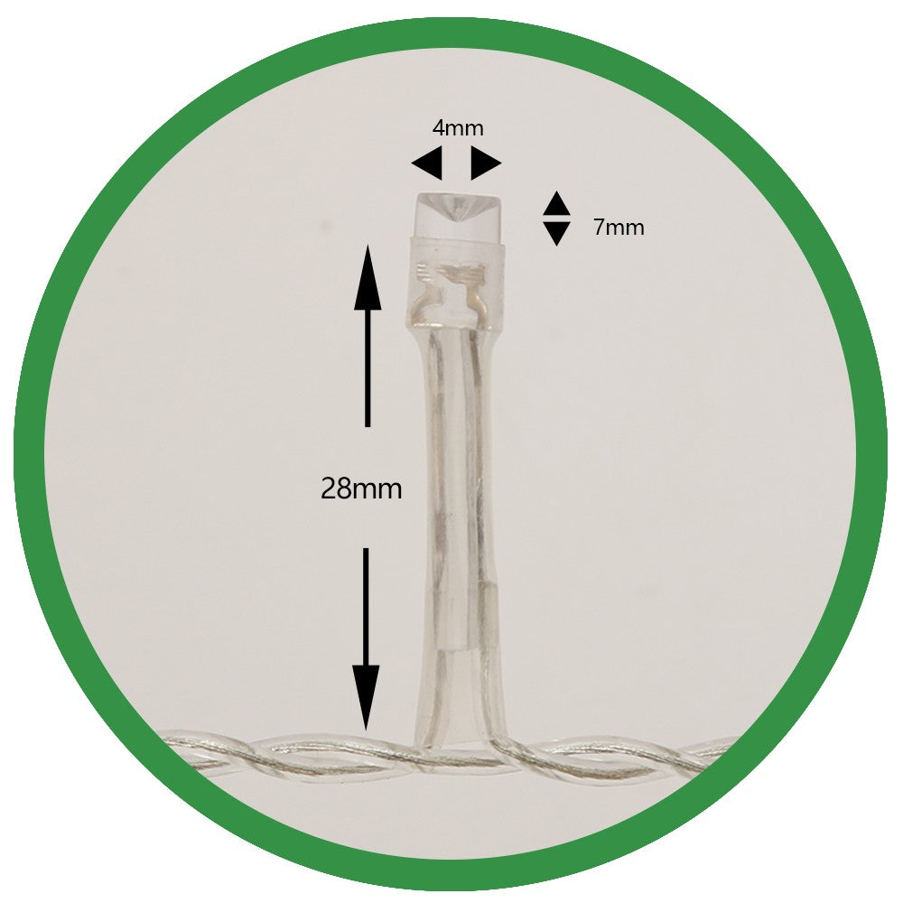 Instalatie de Craciun Flippy® Tip Franjuri, 12 m, 300 LED-uri, Interconectabila, Multicolor - vivimall.ro