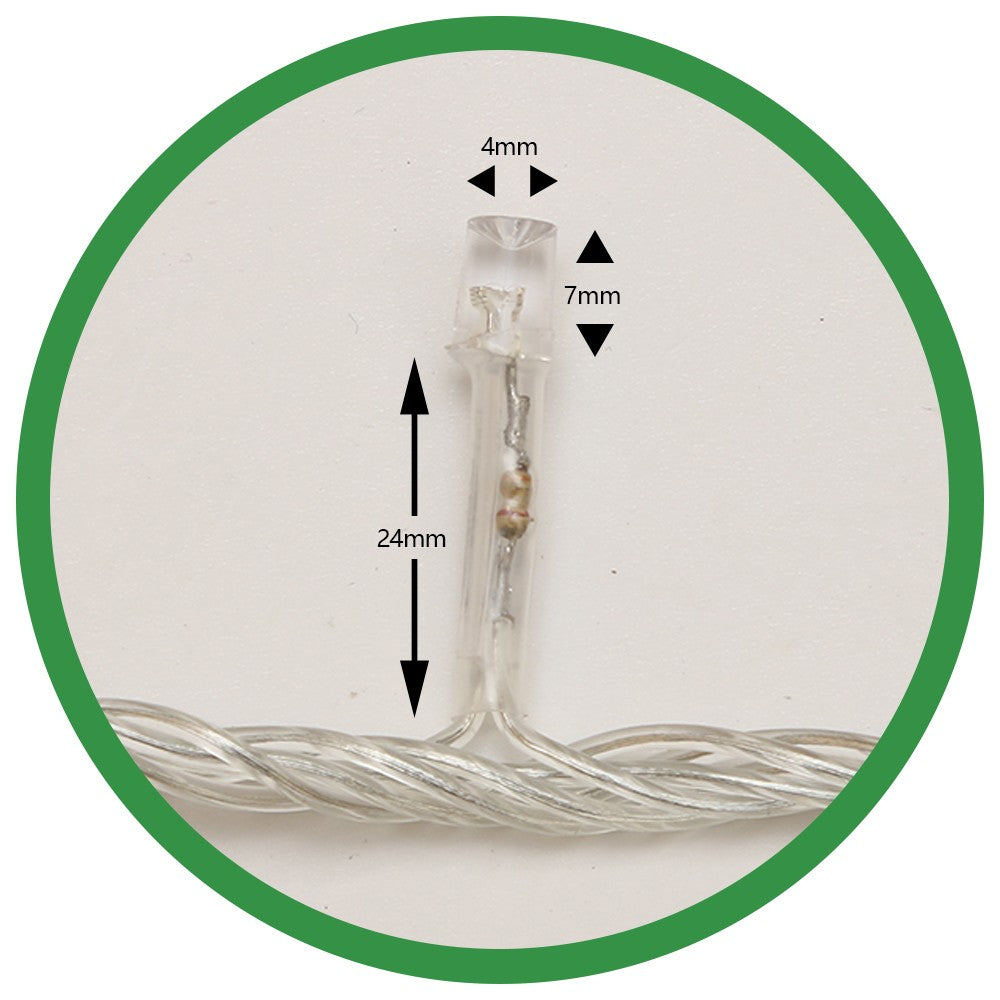 Instalatie de Craciun, Flippy®, Tip Liniara, 14.5 m, 200 LED-uri, Interconectabila, Albastru - vivimall.ro