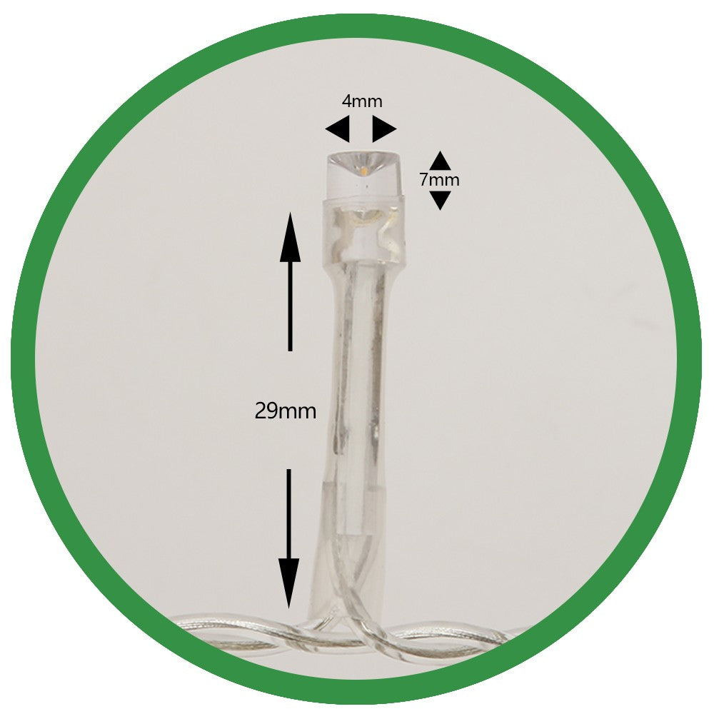 Instalatie de Craciun Flippy® Tip Perdea, 2 x 2 m, 240 LED-uri, Interconectabila, Alb Cald - vivimall.ro