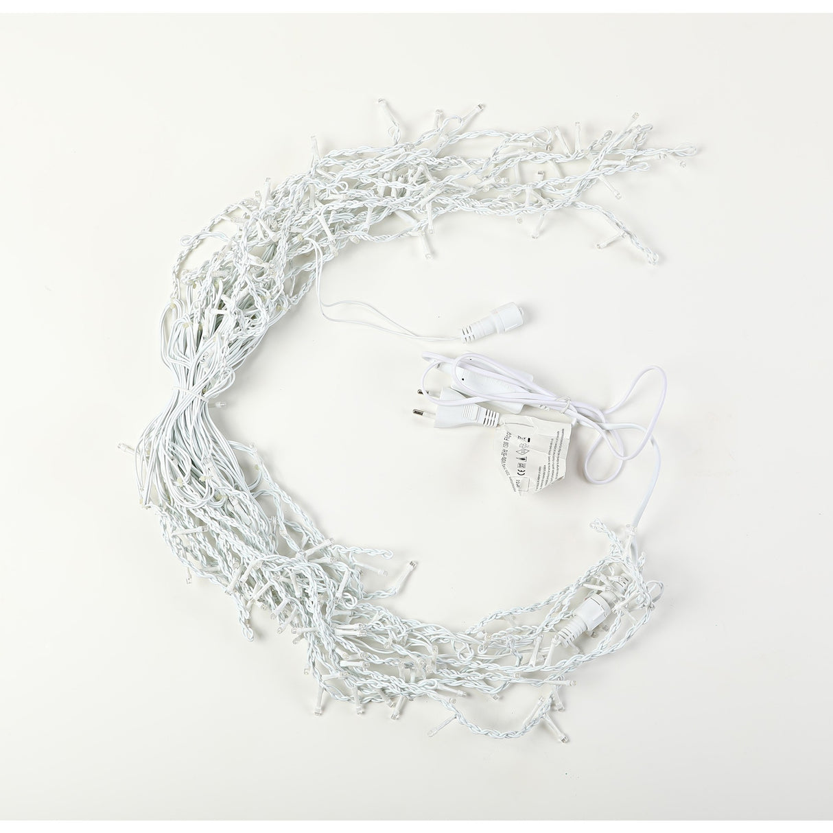 Instalatie de Craciun Premium Flippy® Tip Franjuri cu Flash 8 m 252 LED-uri Alb Cald 2096WW Interconectabila - vivimall.ro