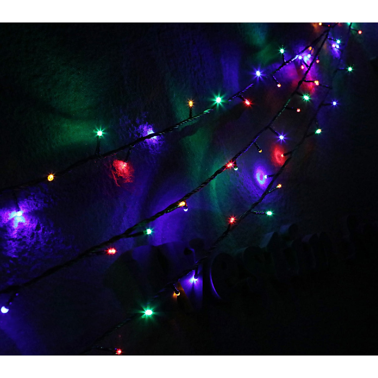 Instalatie de Craciun, Premium Flippy®, Tip Liniara, 21 m, 300 LED-uri, Interconectabila, Multicolor - vivimall.ro