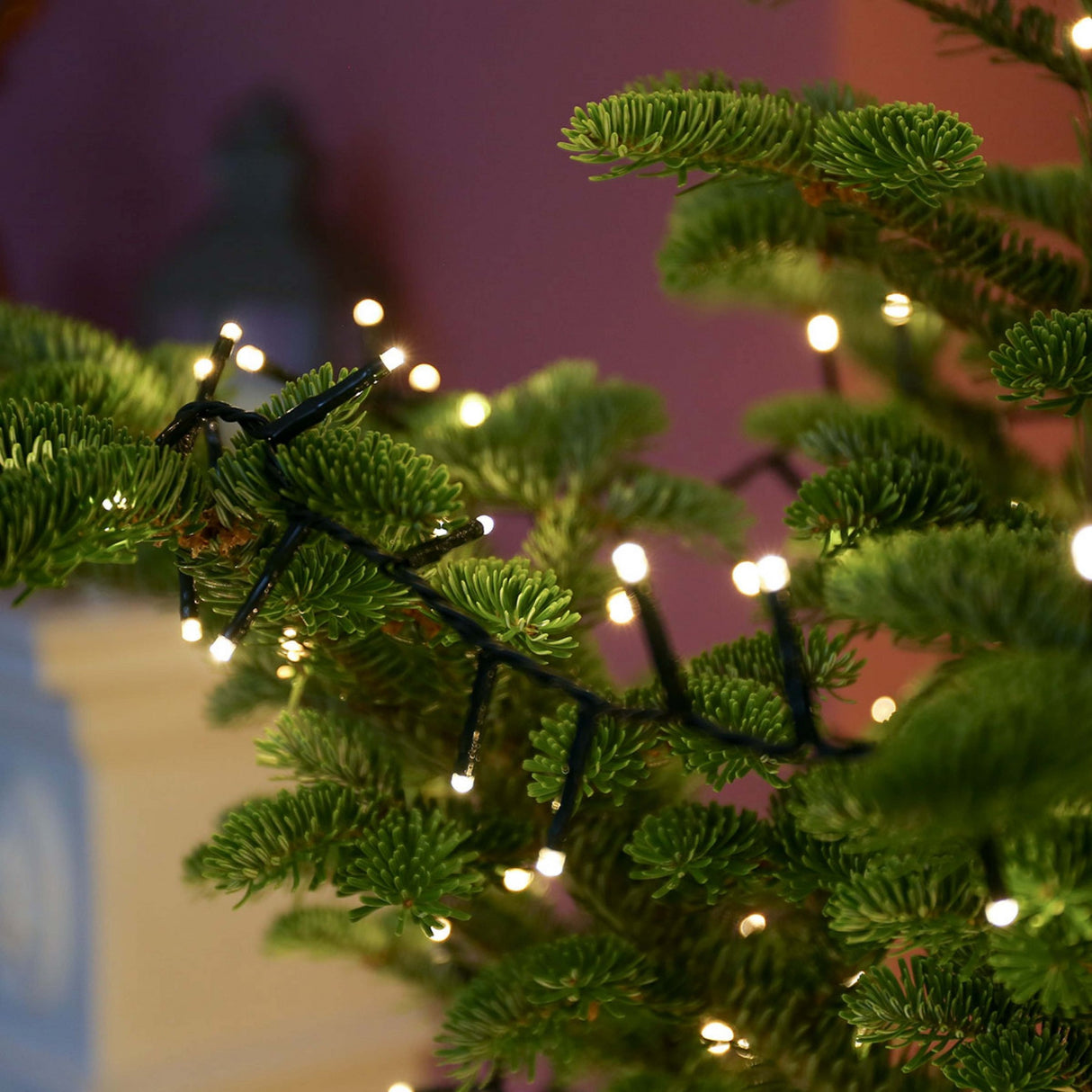 Instalatie de Craciun, Premium Flippy®, Tip Liniara / Sirag, 50 m, 500 LED-uri Mari, Alb Cald - vivimall.ro