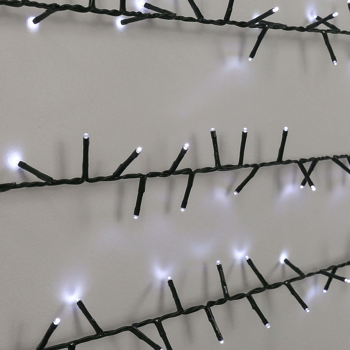 Instalatie de Craciun, Premium Flippy®, Tip Liniara / Sirag, 50 m, 500 LED-uri Mari, Alb Rece - vivimall.ro