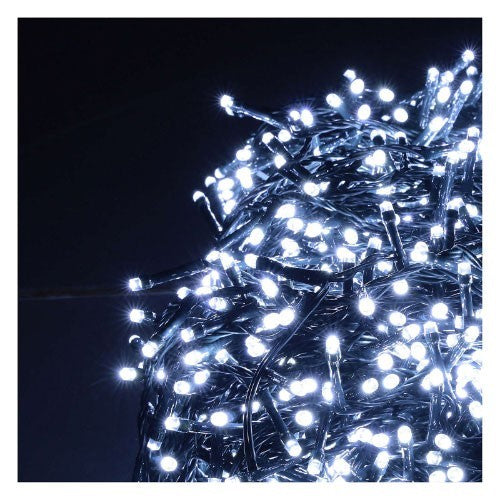 Instalatie Solara Craciun Turturi, IP44, 5 m, 143 Led-uri, Perdea Franjurata, Alb rece, 8 jocuri de lumini, cu Telecomanda, 31V, 500 mAh, Acumulator de 2400 mAh, Exterior, Prelungitor 5 m inclus, Fir Negru, Vivimall - vivimall.ro