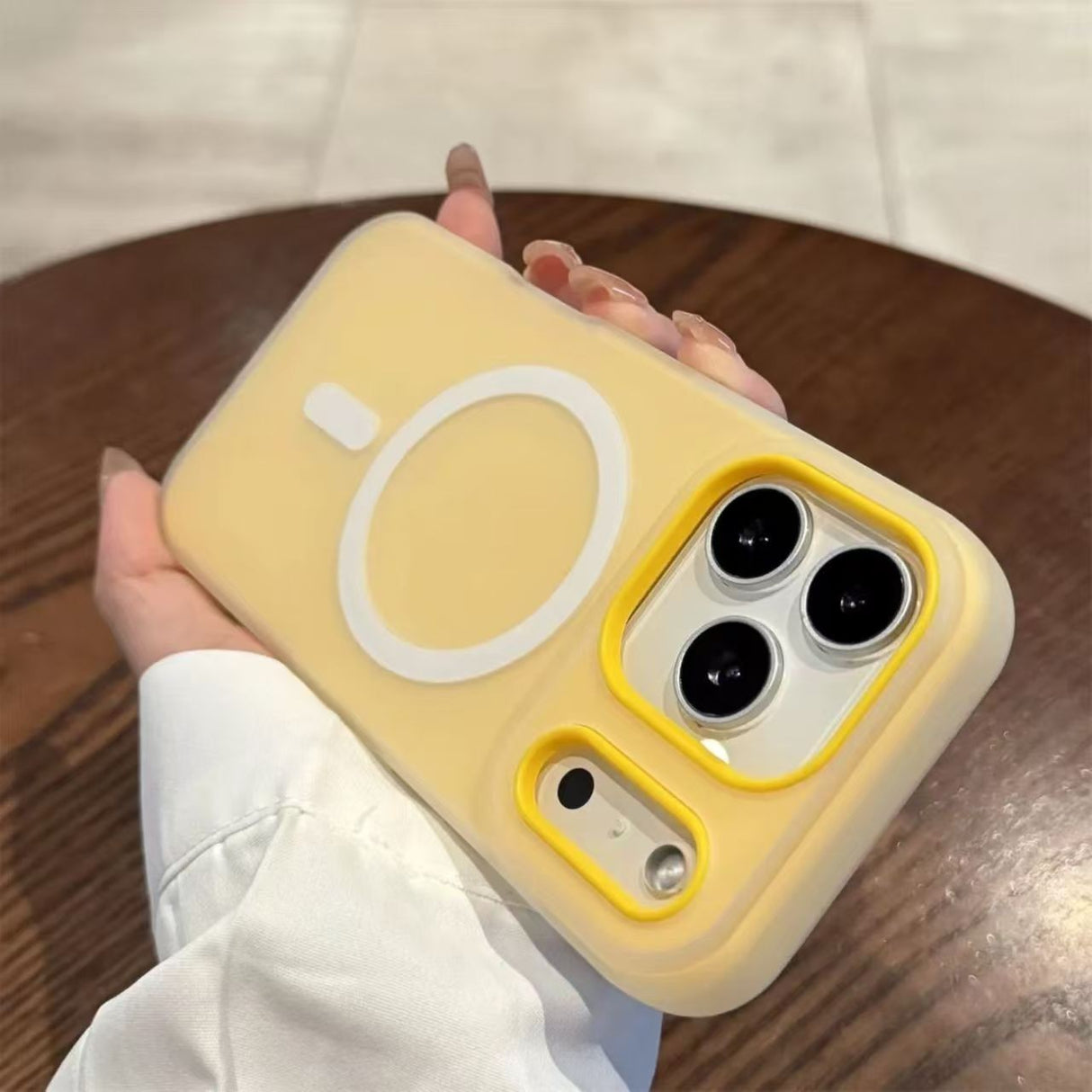 Husa Jelly Magnetic 2in1, Flippy, pentru iPhone 17 Pro Max, Magsafe, Portocaliu