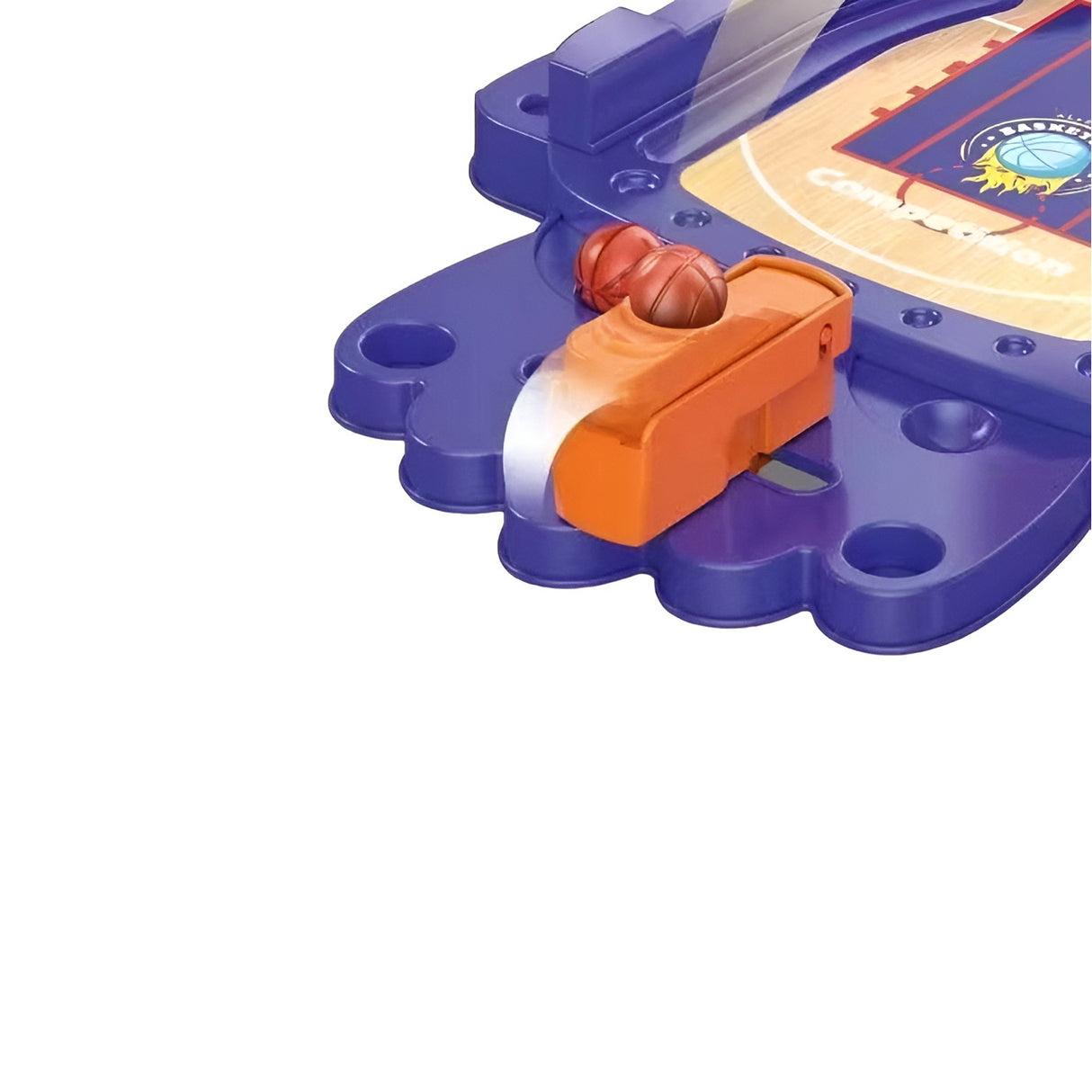 Joc de Masa Mini Baschet Interactiv pentru Copii, Vivimall, Mingi Incluse, 25.5x19.5x13.5 cm, Mov - vivimall.ro