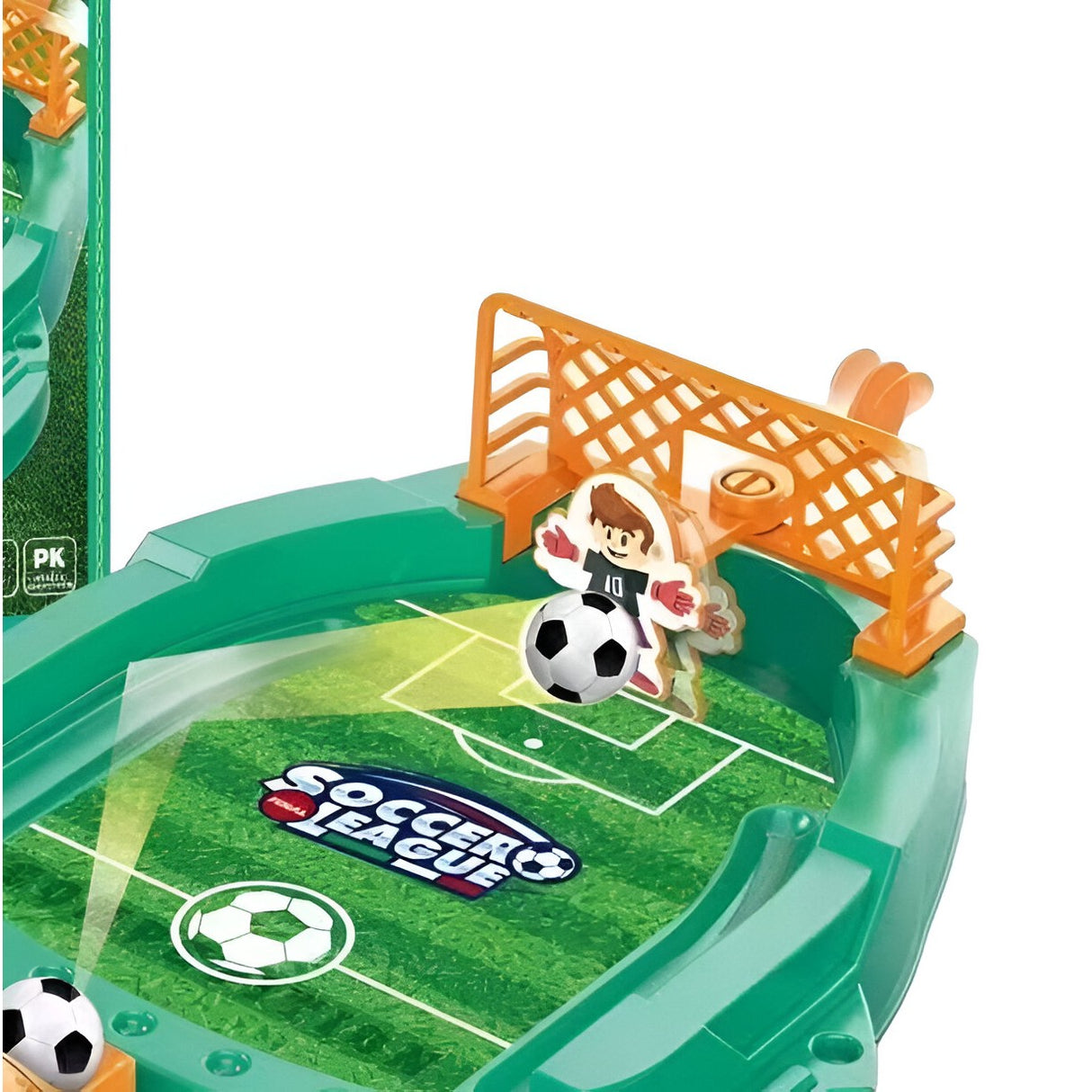 Joc de Masa Mini Fotbal Interactiv pentru Copii, Vivimall, Board Game, Mingi si Figurine Incluse, 30x19.5x6.8 cm, Multicolor - vivimall.ro