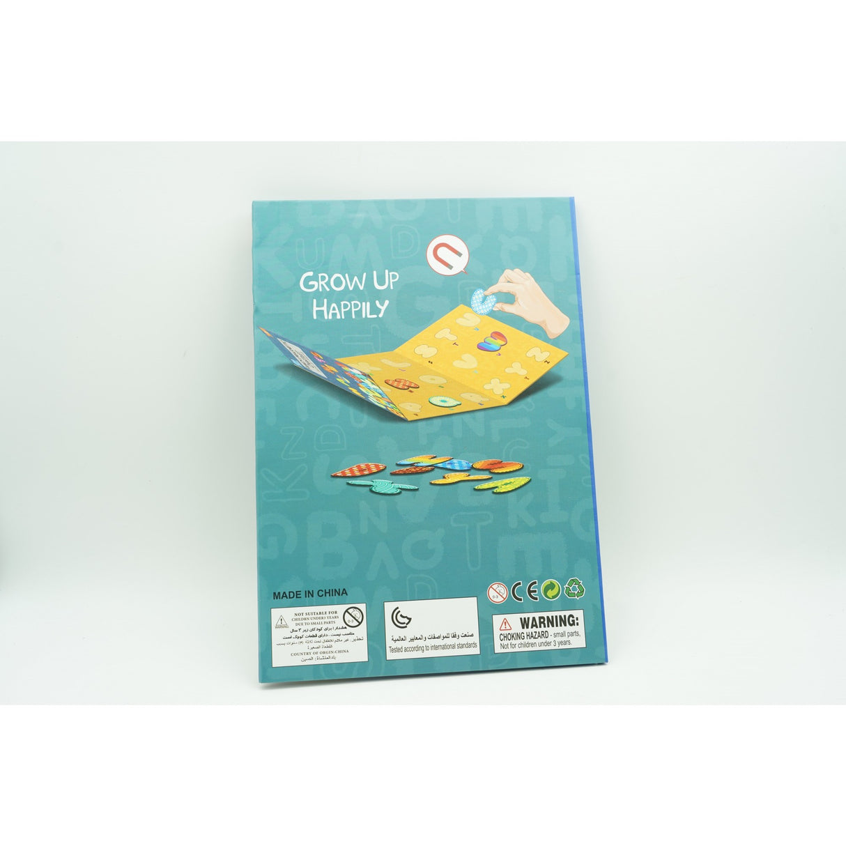 Joc educativ magnetic tip carte, Fancy Magnetic Chartlet, 26 de piese, +3 ani, multicolor - vivimall.ro