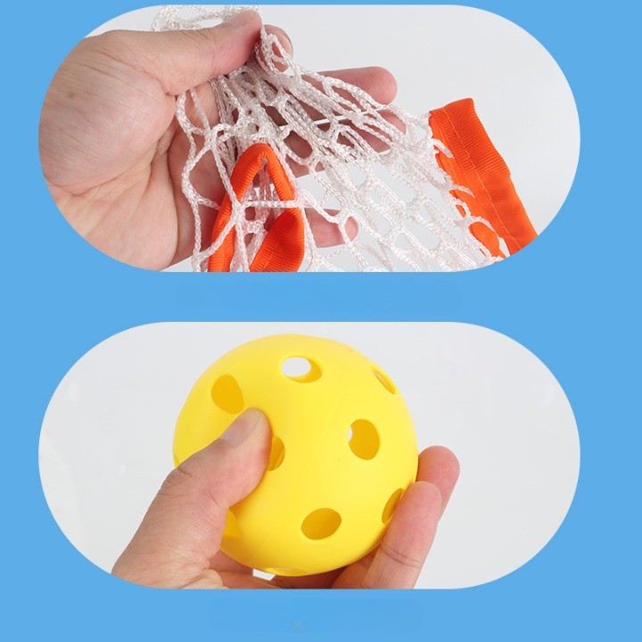 Joc Spikeball, Vivimall, pentru Copii, Joc in 2, pentru Plaja, Parcuri, Interior, 2 Plase, 2 Mingi Normale, 2 Mingi Luminoase, Senzorial, Prinderea Mingii, 50x30 cm, Multicolor - vivimall.ro