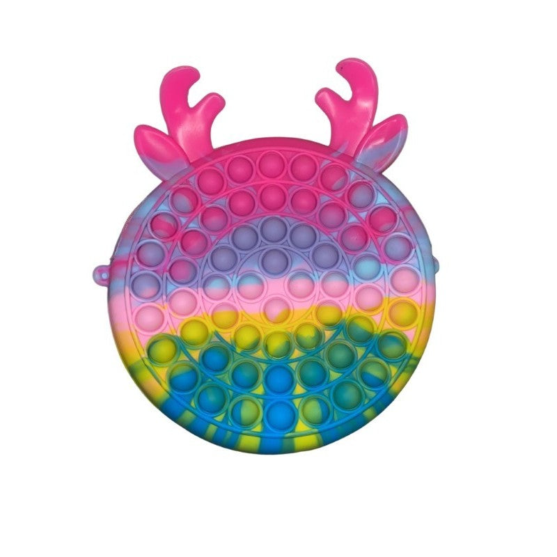 Jucarie antistres din silicon Flippy, Geanta Pop It, Ren - vivimall.ro