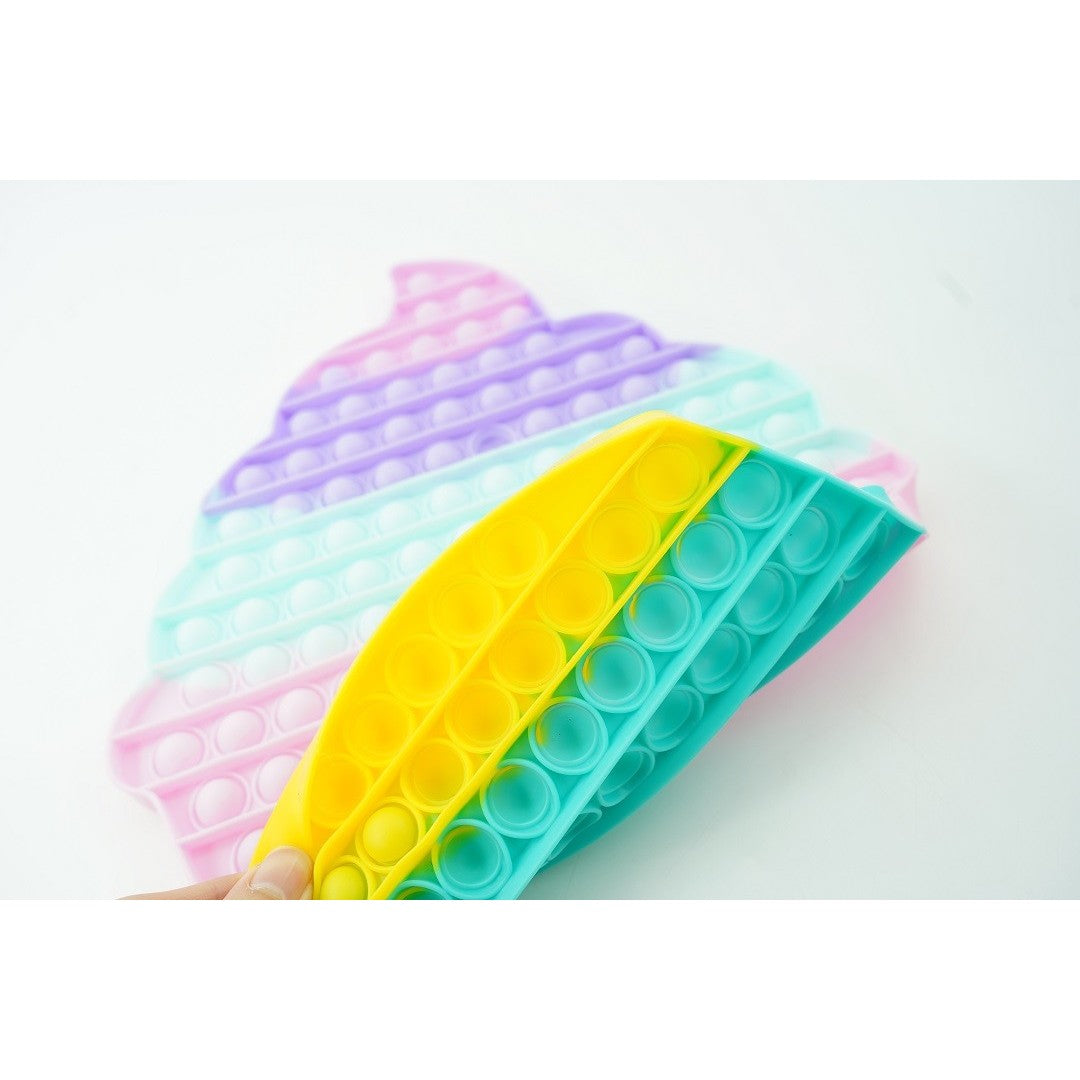 Jucarie antistres din silicon Vivimall®, Pop it Now and Flip It, Briosa, urias, Multicolor - vivimall.ro