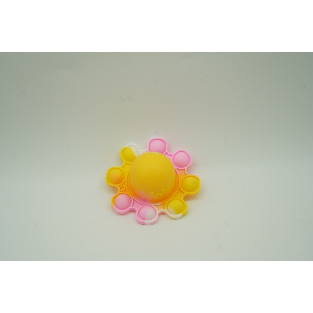 Jucarie antistres din silicon, Vivimall®, Pop It Now and Flip It, Caracatita reversibila, Multicolor, V3 - vivimall.ro