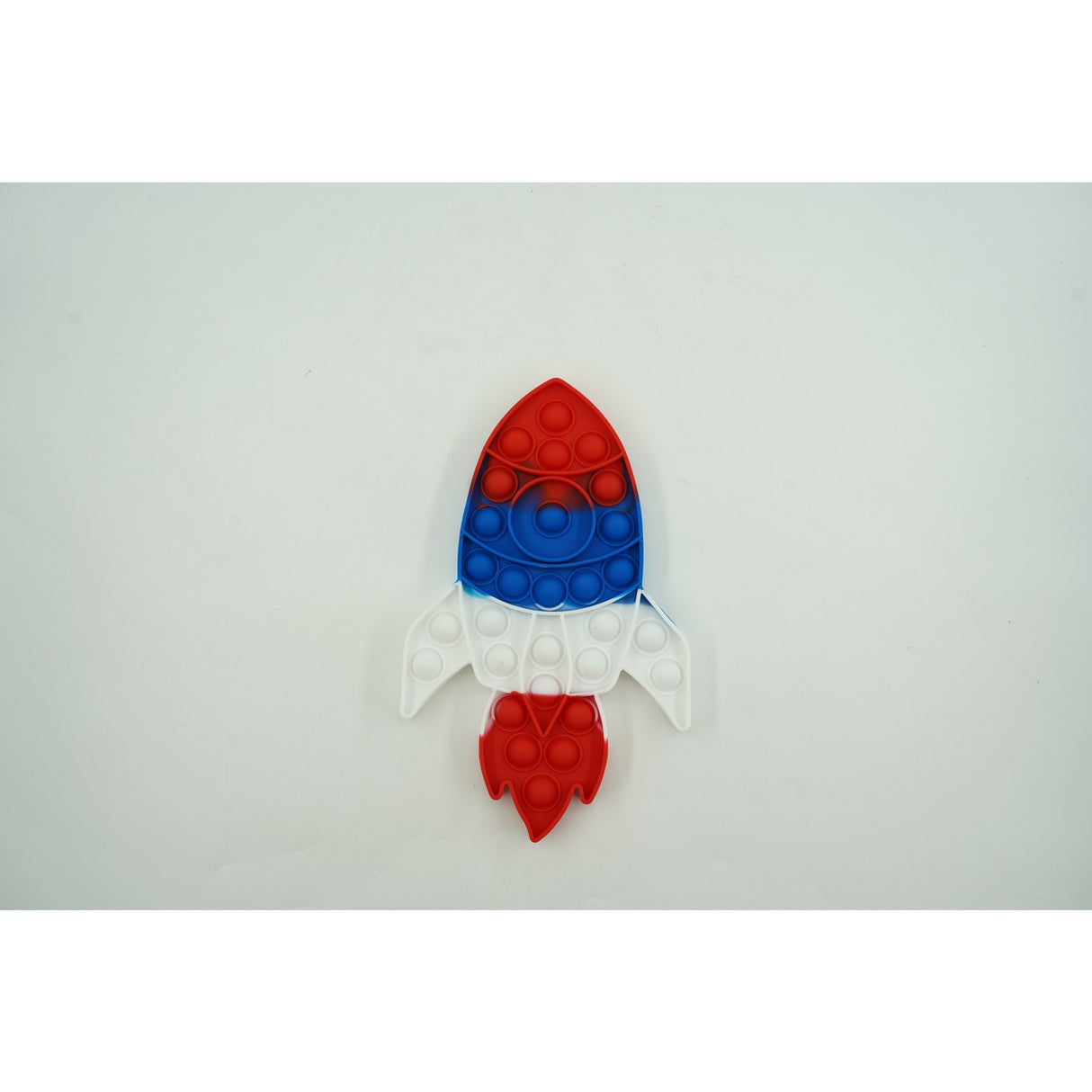 Jucarie antistres din silicon Vivimall, Pop it Now and Flip It ,Racheta ,Multicolor - vivimall.ro