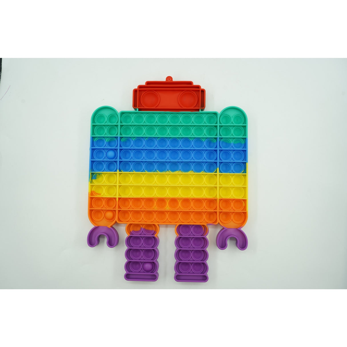 Jucarie antistres din silicon Vivimall, Pop it Now and Flip It ,Robot ,Multicolor ,Model 3 - vivimall.ro