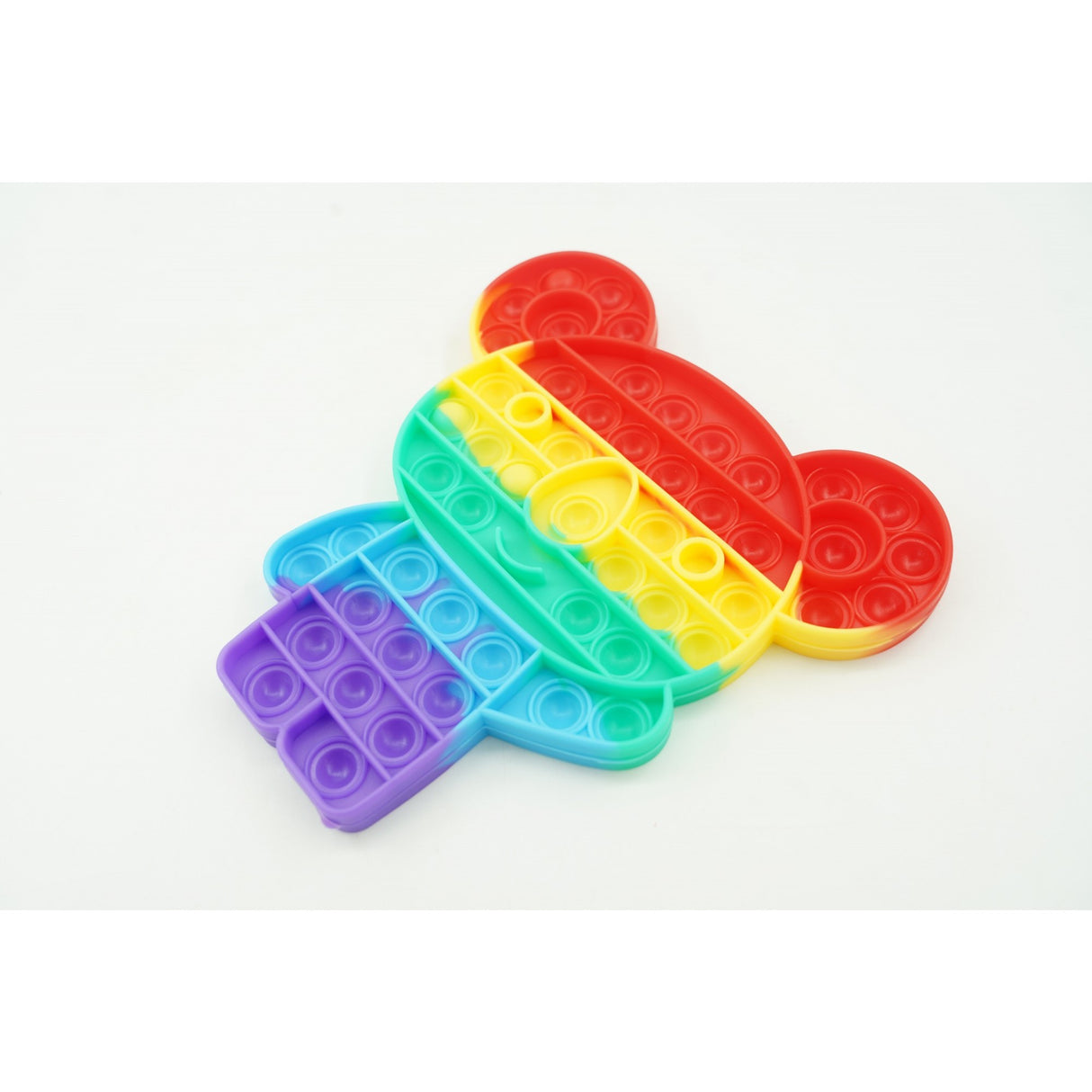 Jucarie antistres din silicon, Vivimall, Pop It Now and Flip It, Ursulet Koala, Multicolor - vivimall.ro