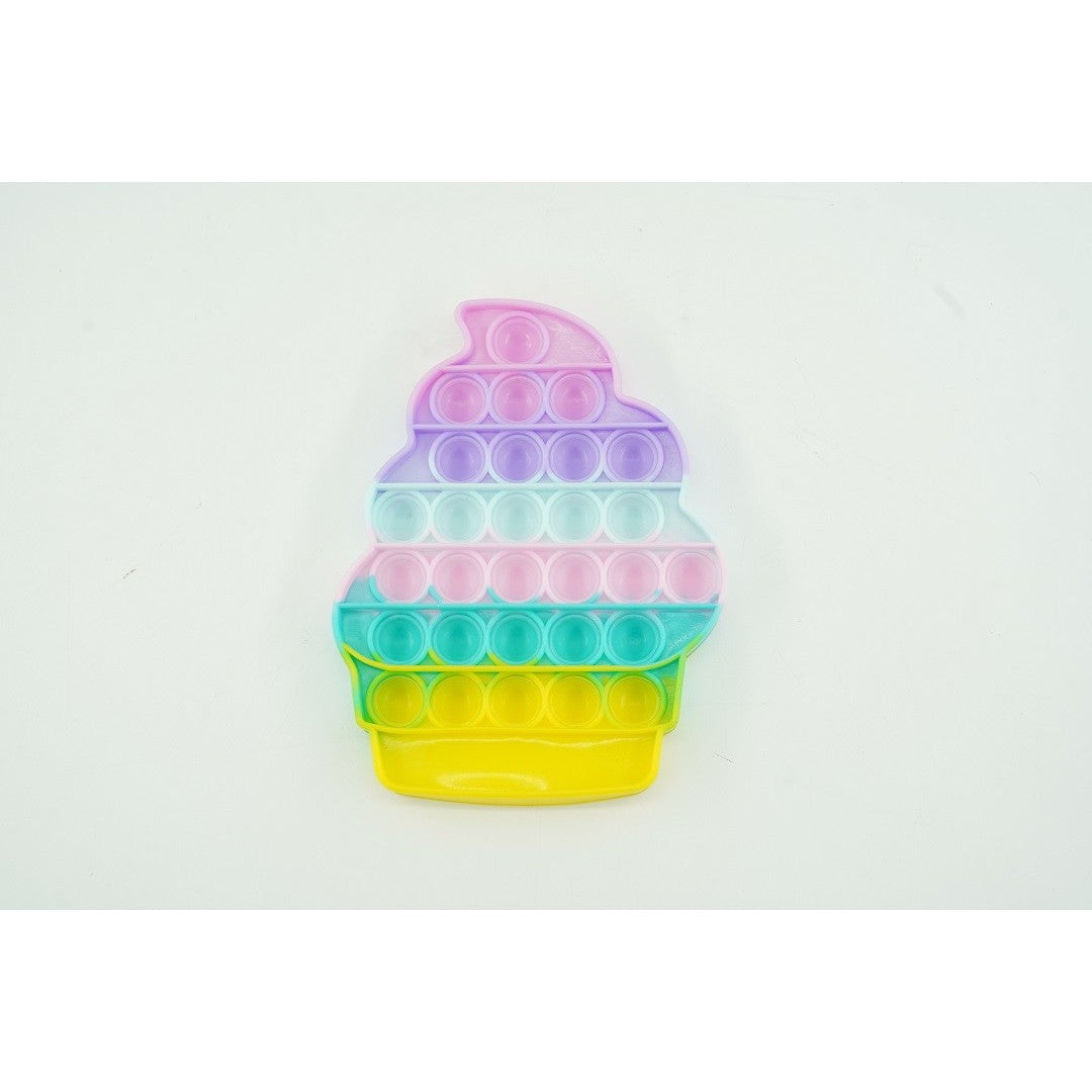 Jucarie antistres din silicon, Pop it Now and Flip It, Briosa, Multicolor, Model 3 - vivimall.ro