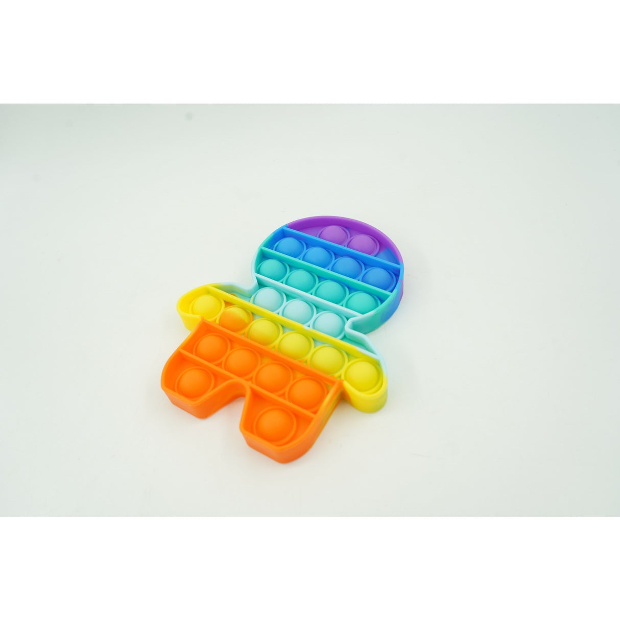 Jucarie antistres din silicon, Pop It Now and Flip It, Om, Multicolor - vivimall.ro
