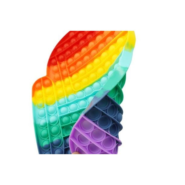 Jucarie antistres din silicon Pop it now, forma Among Us, multicolor, urias - vivimall.ro