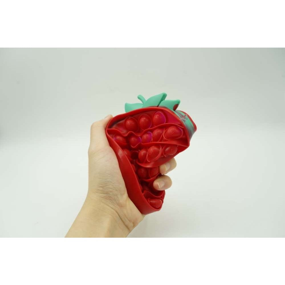 Jucarie antistres pop it and flip it, capsuna, rosu - vivimall.ro