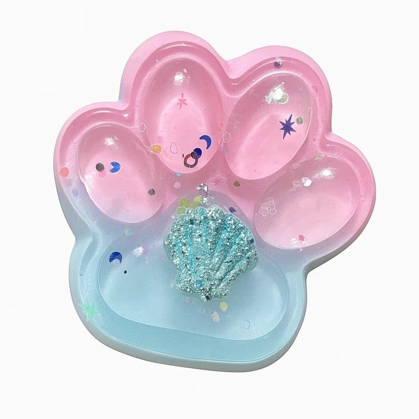 Jucarie Antistres Squishy, Vivimall, cu Revenire Lenta, Labuta de Pisica Pufoasa, 7.5 cm, Ambalaj Transparent, Model 270512, Multicolor - vivimall.ro