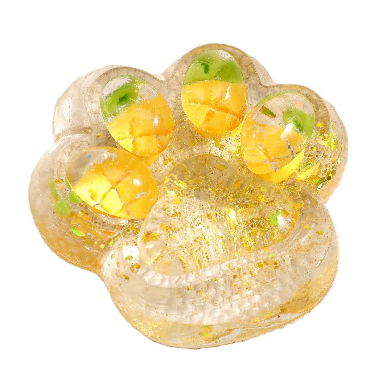 Jucarie Antistres Squishy, Flippy, Labuta de Pisica Squeeze Toys, cu Revenire Lenta, 7.5 cm, Model 270525, Multicolor - vivimall.ro