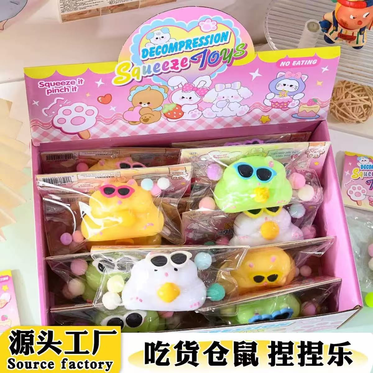 Jucarie Antistres Squishy, Flippy, cu Revenire Lenta, Squeeze Pinch Family, Model Pisicuta - vivimall.ro