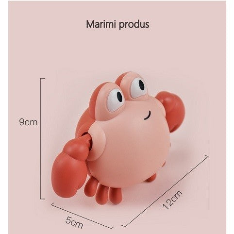 Jucarie de baie pentru copii, Vivimall, crab roz - vivimall.ro