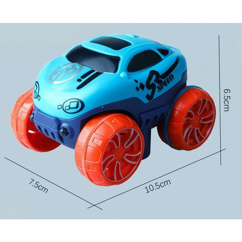 Jucarie de Constructie RollerCoaster, Vivimall, 138 de Piese, 41.5x31x7 cm, cu Masini, Multicolor - vivimall.ro