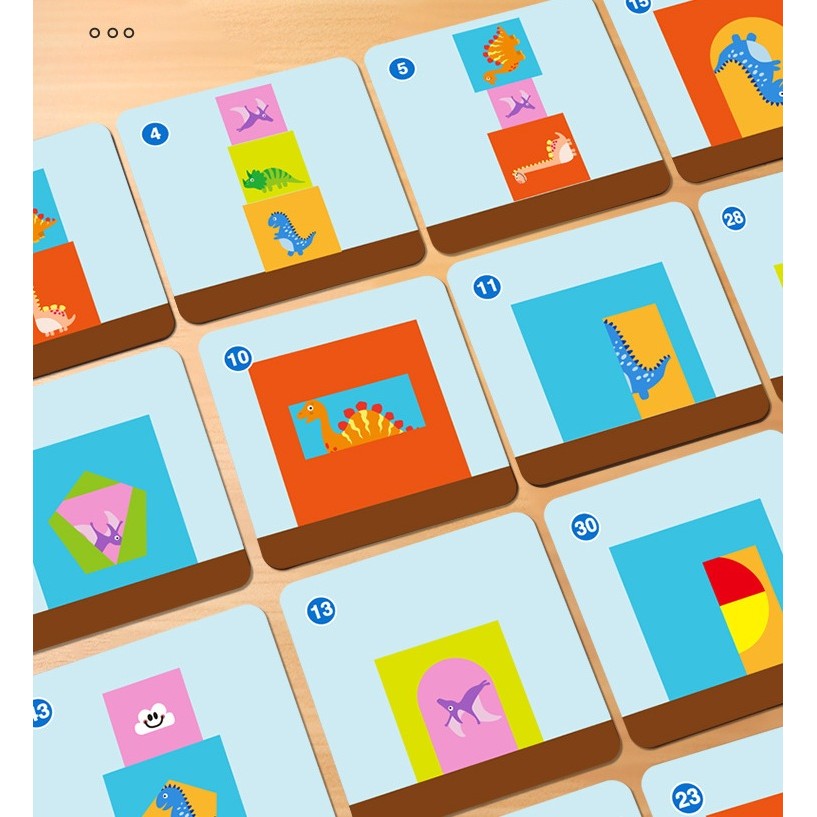 Jucarie de Construit, Vivimall, Puzzle Box, Blocuri Stivuibile, 4-6 Ani, 5 Cuburi, 48 de Modele de Construit, 1 Manual, 12.8 x 12.8 x 12.8 cm, Multicolor - vivimall.ro