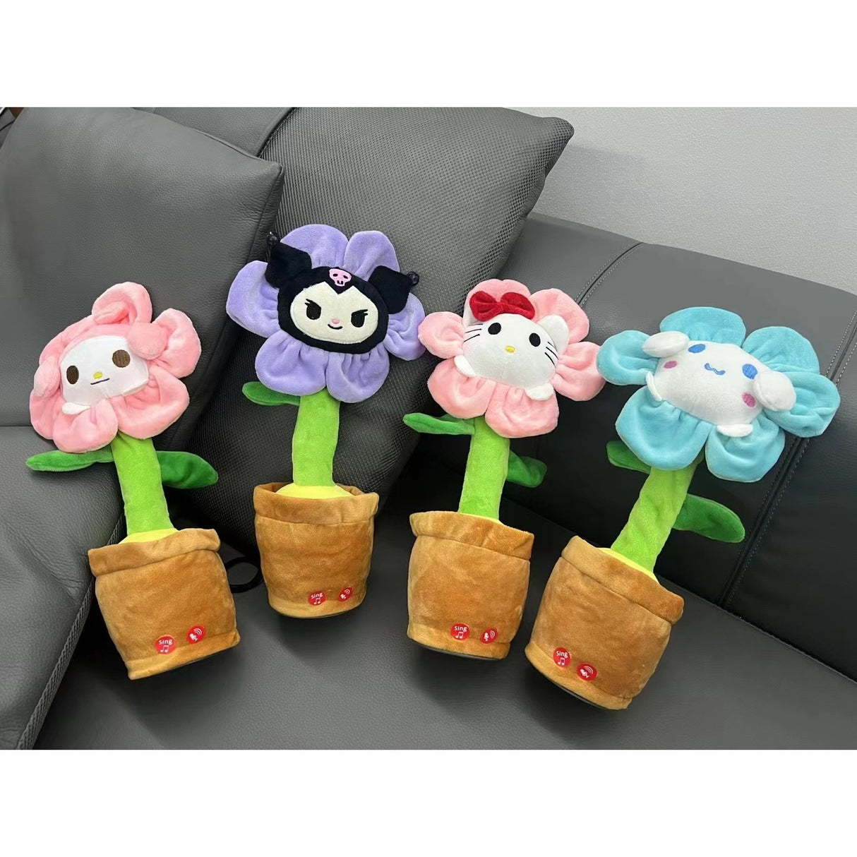 Jucarie de Plus Interactiva, Vivimall, cu Acumulator si Cablu USB, 120 Cantece, Model Iepure Roz Vorbitor si Dansator, 33 x 12 cm Functie de Imitare si Inregistrare, Multicolor - vivimall.ro