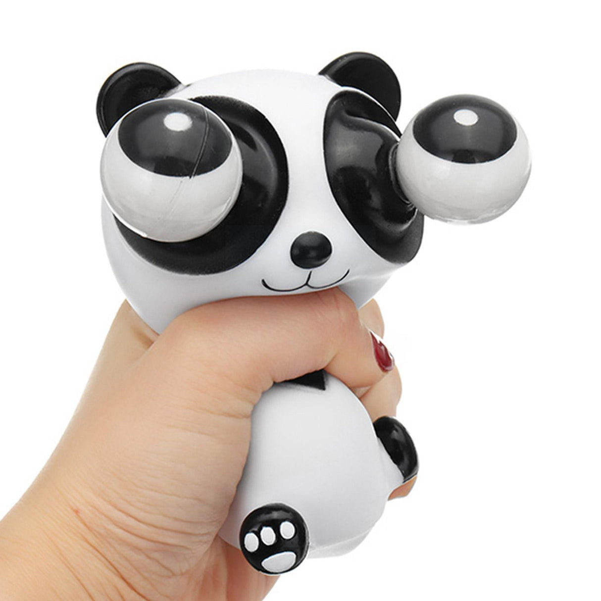 Jucarie interactiva antistres Vivimall, squeeze eye-popping panda, multicolor - vivimall.ro