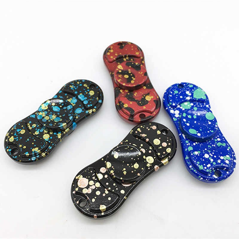 Jucarie Interactiva Fidget Spinner Dual Albastru - vivimall.ro