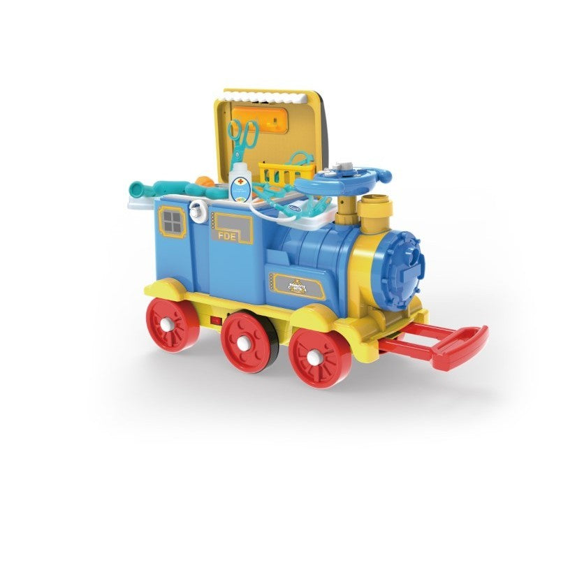 Jucarie locomotiva cu telecomanda si set prim ajutor - vivimall.ro