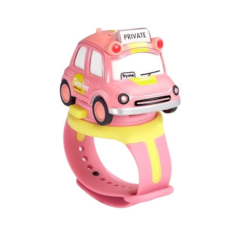 Jucarie pentru copii, Vivimall, Masina-ceas, Roz - vivimall.ro