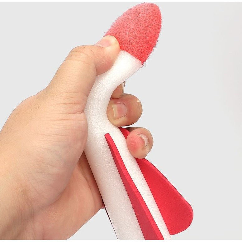 Jucarie pentru copii, lansator rachete cu piciorul, un lansator, 3 rachete, fara lumina - vivimall.ro