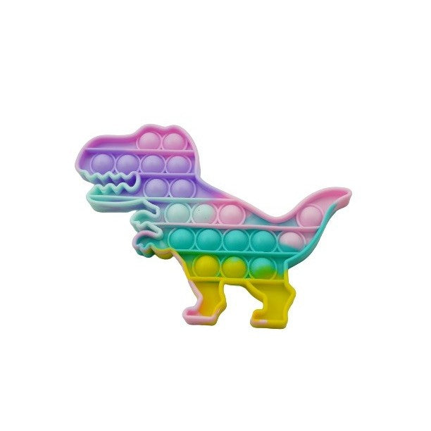 Jucarie Pop it Now & Flip it, Push Bubble Dinozaur Multicolor - vivimall.ro